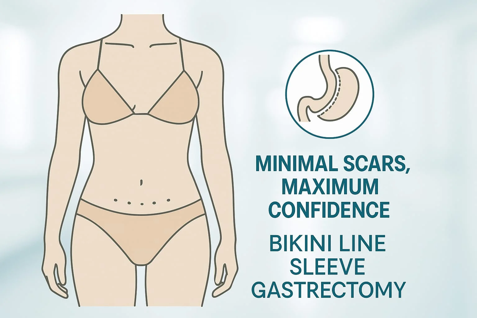 تكميم المعدة البكيني — Dr. Mohamed Abdelsalam Clinic