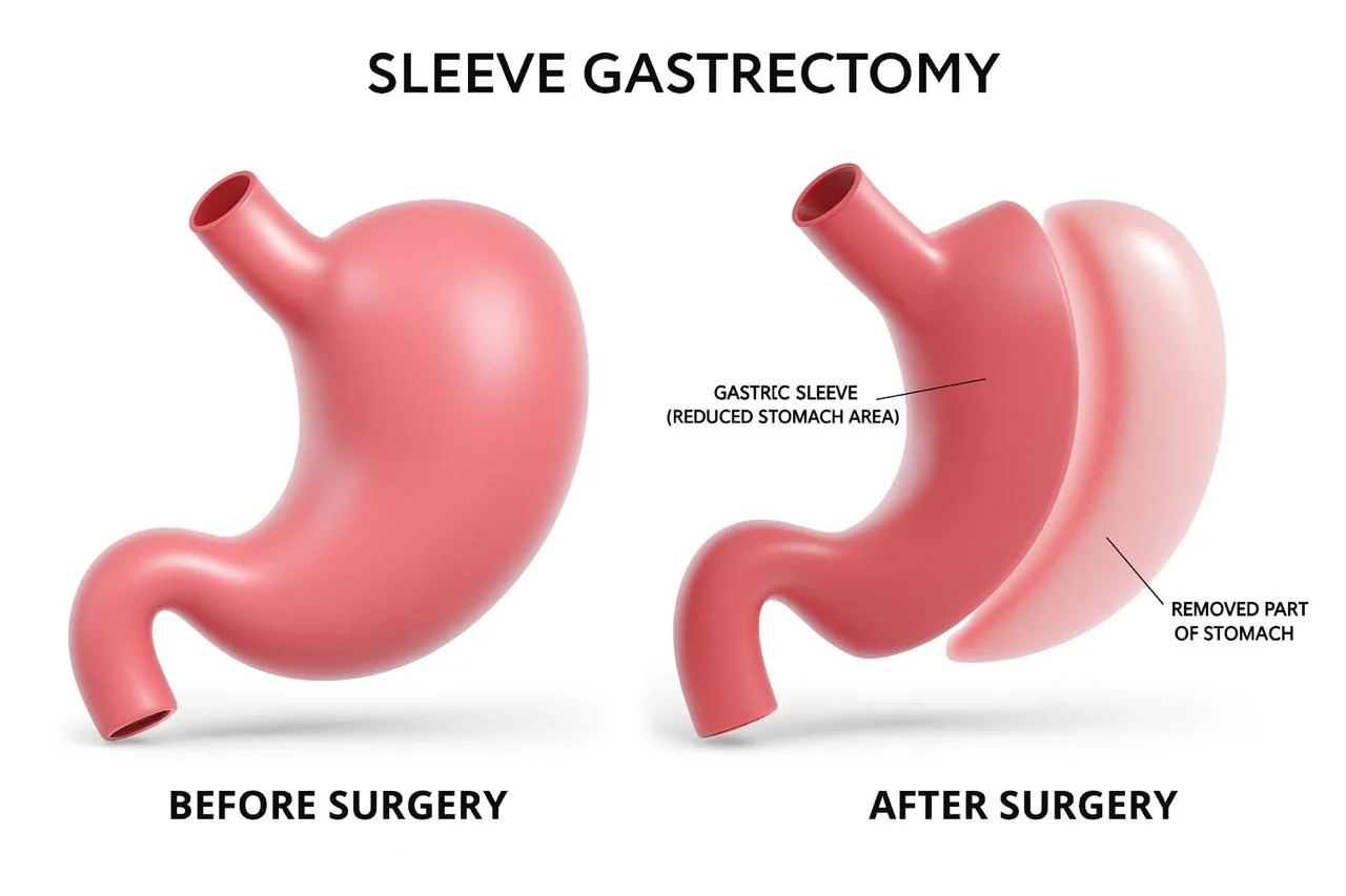 جراحة تكميم المعدة — Dr. Mohamed Abdelsalam Clinic